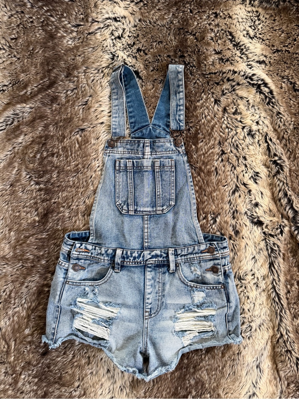 Forever 21 Light Blue Denim Shorts
